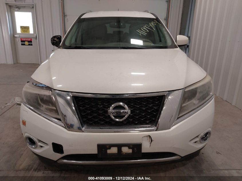 2014 Nissan Pathfinder Sl VIN: 5N1AR2MM5EC627829 Lot: 41093009