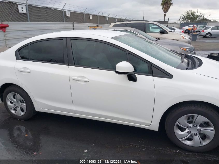 VIN 19XFB2F55DE255422 2013 Honda Civic, LX no.14