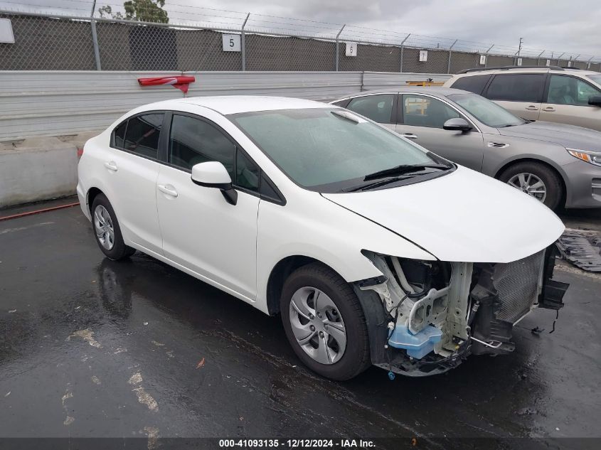 VIN 19XFB2F55DE255422 2013 Honda Civic, LX no.1