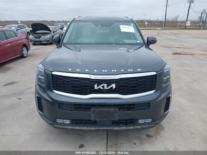 2022 Kia Telluride Sx VIN: 5XYP5DHC3NG317214 Lot: 41093283