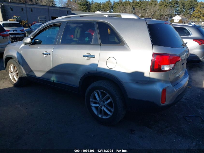 2015 Kia Sorento Lx VIN: 5XYKTCA61FG639091 Lot: 41093306