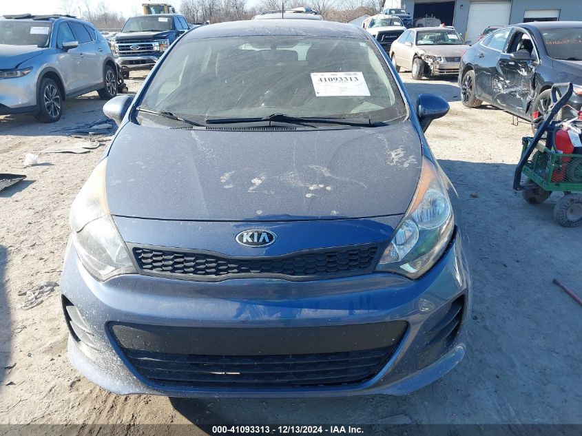 VIN KNADM5A38G6686255 2016 KIA RIO no.12