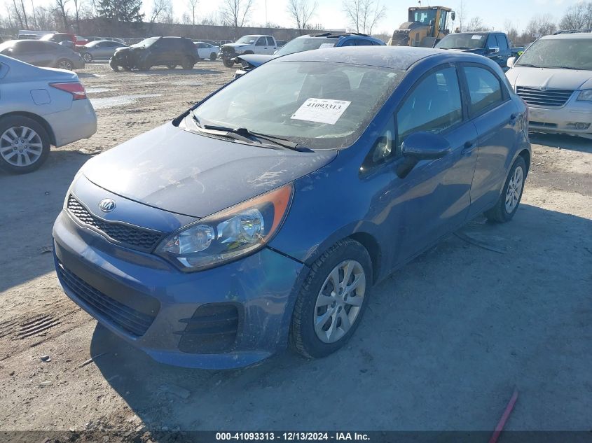 VIN KNADM5A38G6686255 2016 KIA RIO no.2