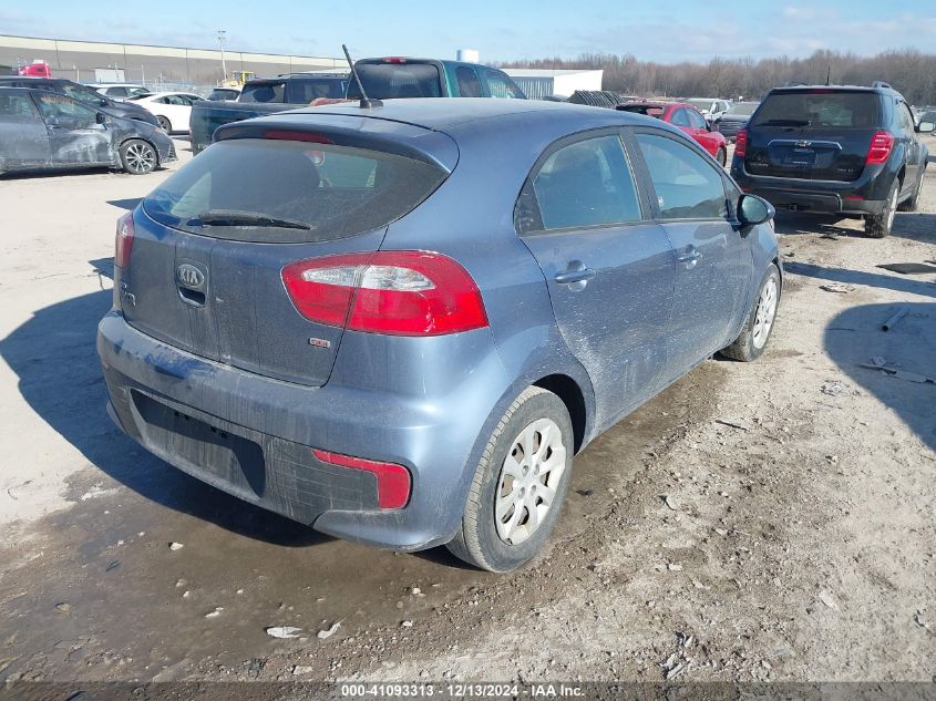 VIN KNADM5A38G6686255 2016 KIA RIO no.4