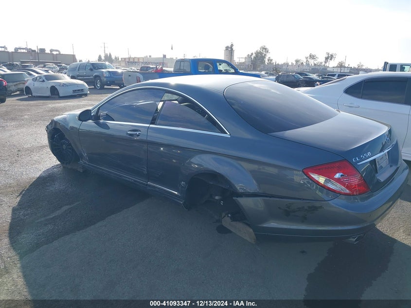 2007 MERCEDES-BENZ CL 550 VIN: WDDEJ71X37A002908