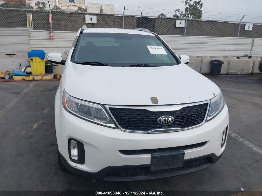 2015 Kia Sorento Lx VIN: 5XYKT4A67FG581624 Lot: 41093348