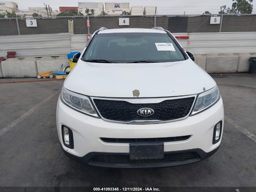 2015 Kia Sorento Lx VIN: 5XYKT4A67FG581624 Lot: 41093348