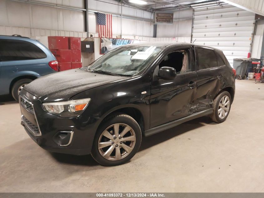 VIN 4A4AR3AU2FE014869 2015 MITSUBISHI OUTLANDER SPORT no.2