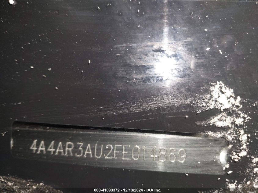 2015 Mitsubishi Outlander Sport Es VIN: 4A4AR3AU2FE014869 Lot: 41093372