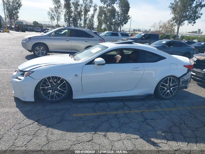 VIN JTHHE5BCXG5013987 2016 Lexus RC, 350 no.14