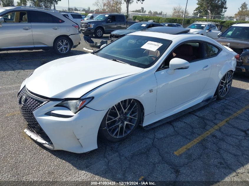 VIN JTHHE5BCXG5013987 2016 Lexus RC, 350 no.2