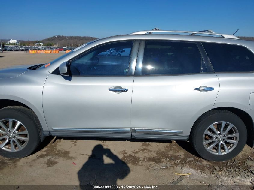 2014 Nissan Pathfinder Sl VIN: 5N1AR2MN6EC636998 Lot: 41093503