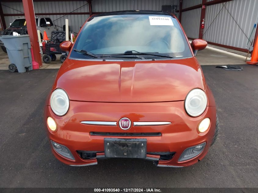 2012 Fiat 500 Sport VIN: 3C3CFFBR7CT148913 Lot: 41093540