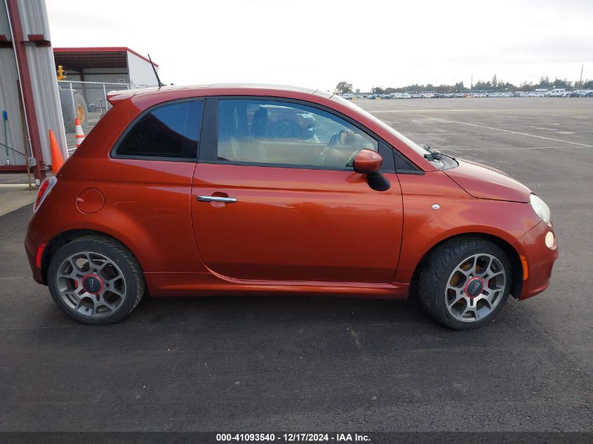 2012 Fiat 500 Sport VIN: 3C3CFFBR7CT148913 Lot: 41093540