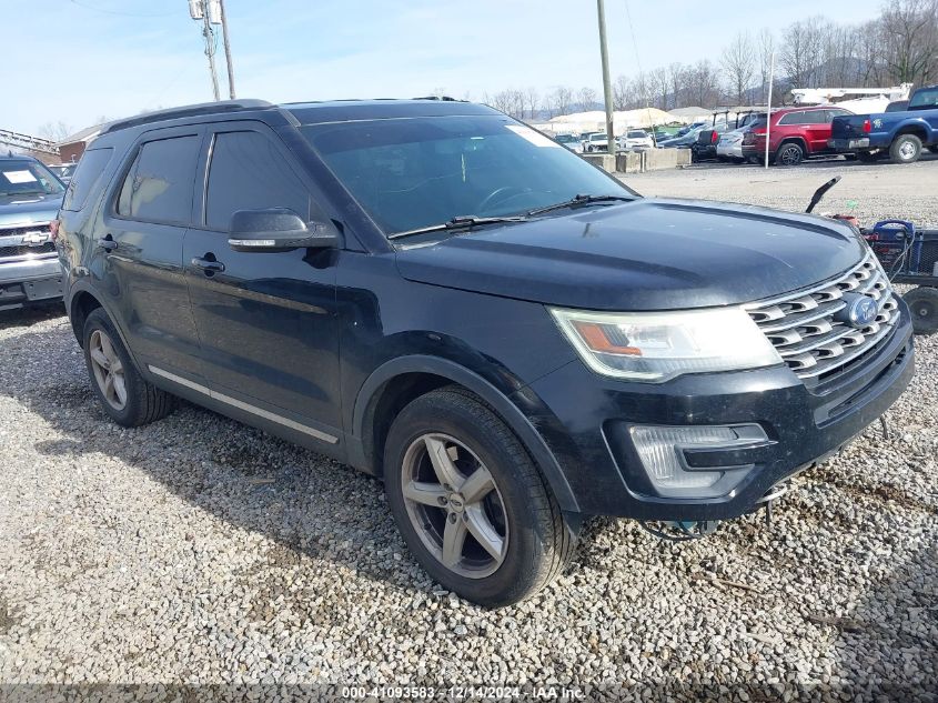 VIN 1FM5K8D87HGB94300 2017 FORD EXPLORER no.1