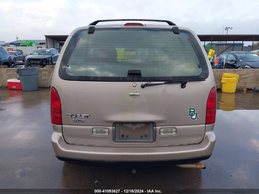 1995 Nissan Quest Xe/Gxe VIN: 4N2DN11W0SD853261 Lot: 41093627