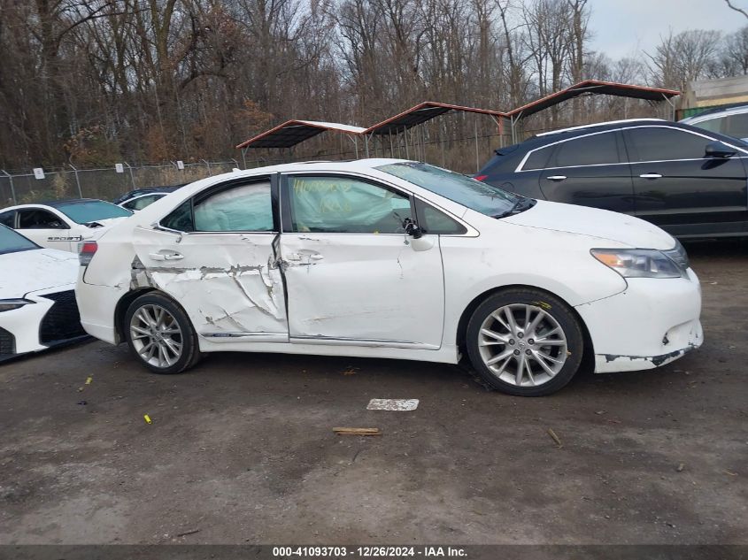 2010 Lexus Hs 250H VIN: JTHBB1BA1A2001628 Lot: 41093703