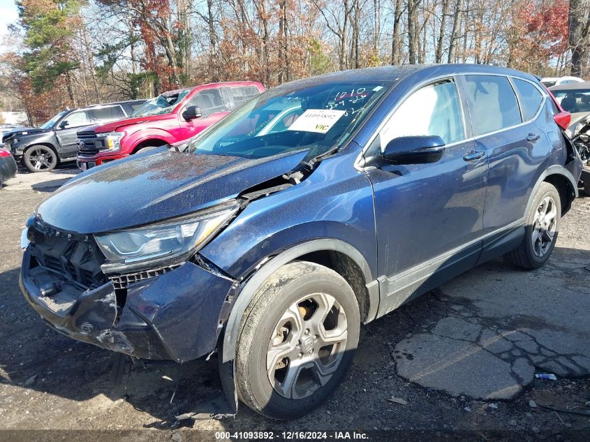 VIN 5J6RW2H82KA001010 2019 Honda CR-V, Ex-L no.2