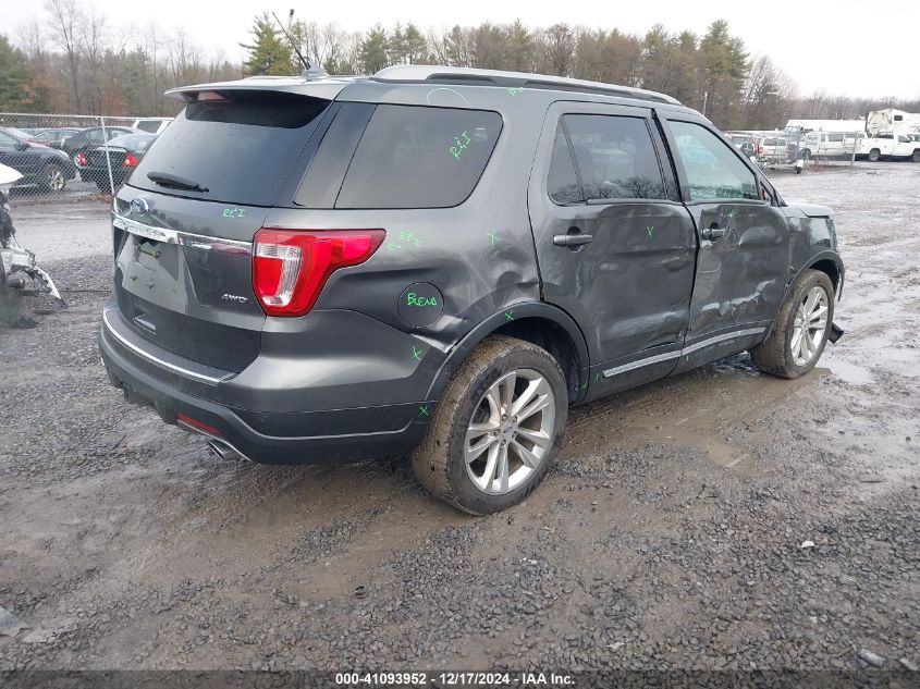 VIN 1FM5K8D89JGC79189 2018 Ford Explorer, Xlt no.4