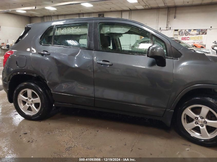 2016 Chevrolet Trax 1Ls VIN: 3GNCJNSB4GL245295 Lot: 41093956