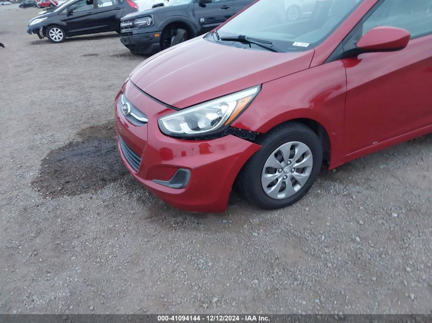 VIN KMHCT4AE0HU377692 2017 Hyundai Accent, SE no.6