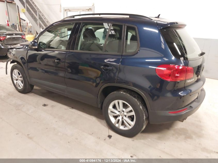 VIN WVGBV7AX4GW588521 2016 Volkswagen Tiguan, S no.3