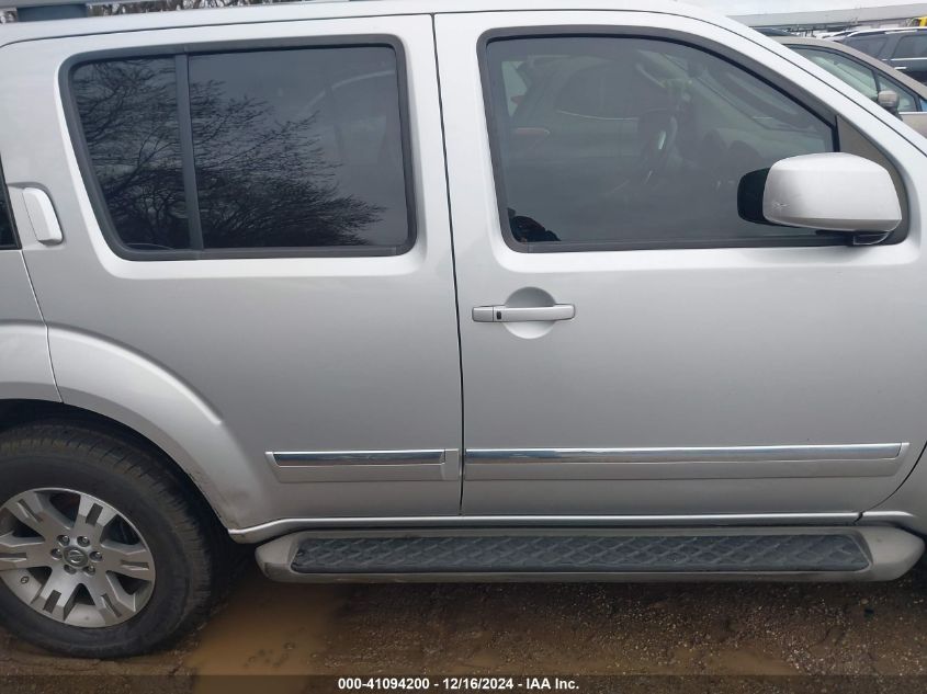 2012 Nissan Pathfinder Silver VIN: 5N1AR1NB5CC633098 Lot: 41094200