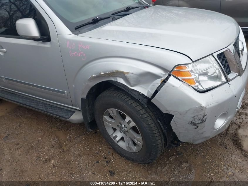 2012 Nissan Pathfinder Silver VIN: 5N1AR1NB5CC633098 Lot: 41094200