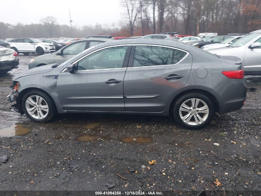 VIN 19VDE3F75DE300521 2013 Acura Ilx Hybrid, 1.5L no.14