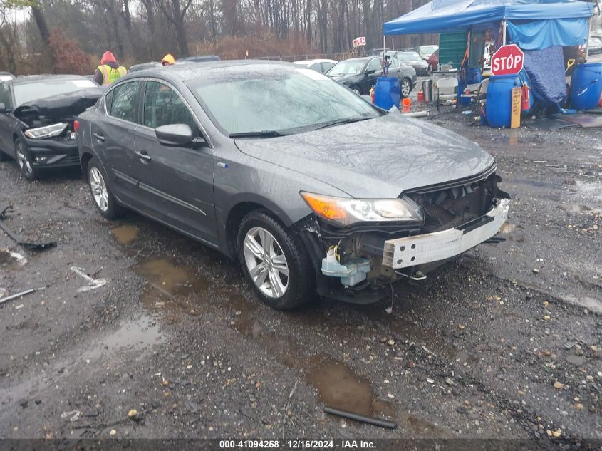 VIN 19VDE3F75DE300521 2013 Acura Ilx Hybrid, 1.5L no.1