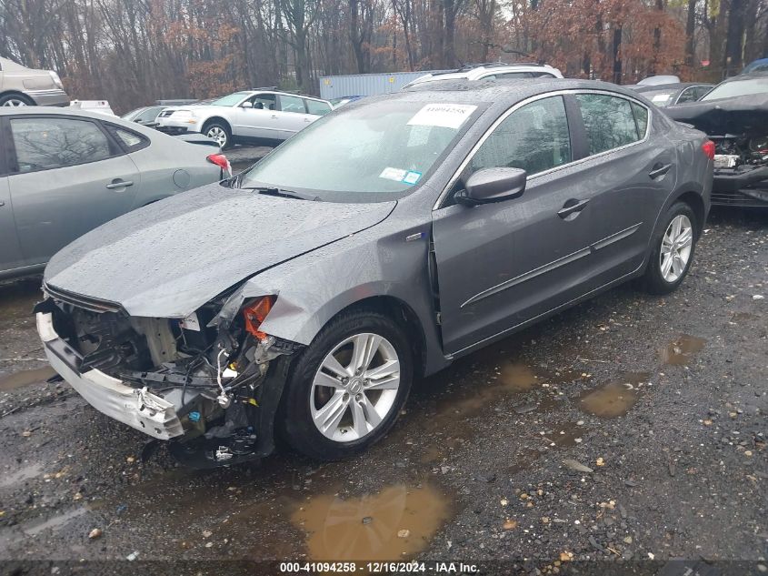 VIN 19VDE3F75DE300521 2013 Acura Ilx Hybrid, 1.5L no.2