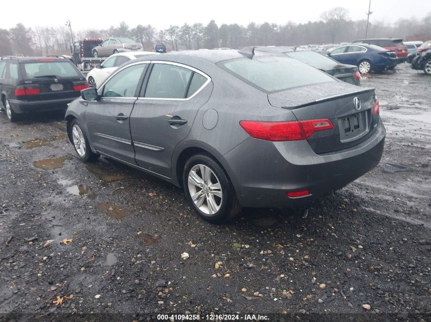 VIN 19VDE3F75DE300521 2013 Acura Ilx Hybrid, 1.5L no.3