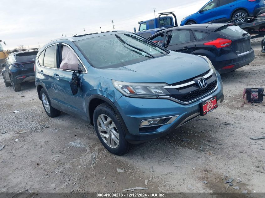 VIN 5J6RM4H78FL016341 2015 Honda CR-V, Ex-L no.1