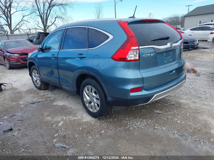 VIN 5J6RM4H78FL016341 2015 Honda CR-V, Ex-L no.3