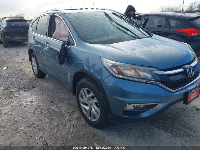 VIN 5J6RM4H78FL016341 2015 Honda CR-V, Ex-L no.6