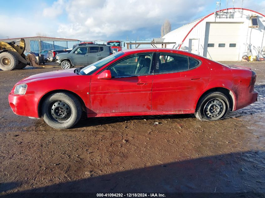 2007 Pontiac Grand Prix VIN: 2G2WP552971174391 Lot: 41094292