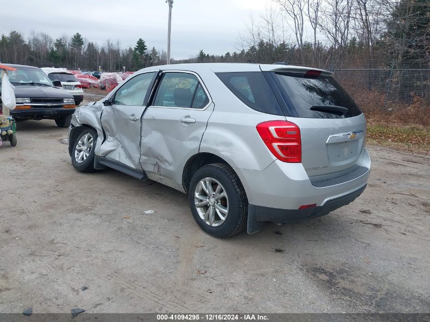 VIN 2GNFLEEK0H6210634 2017 Chevrolet Equinox, LS no.3