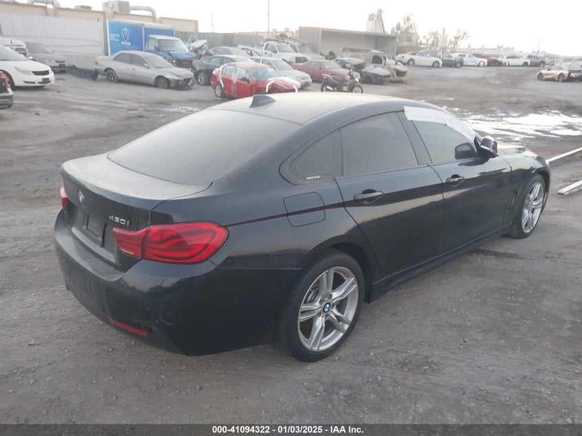 Vin: wba4j1c50kbm16856, lot: 41584441, bmw 430i gran coupe 20194