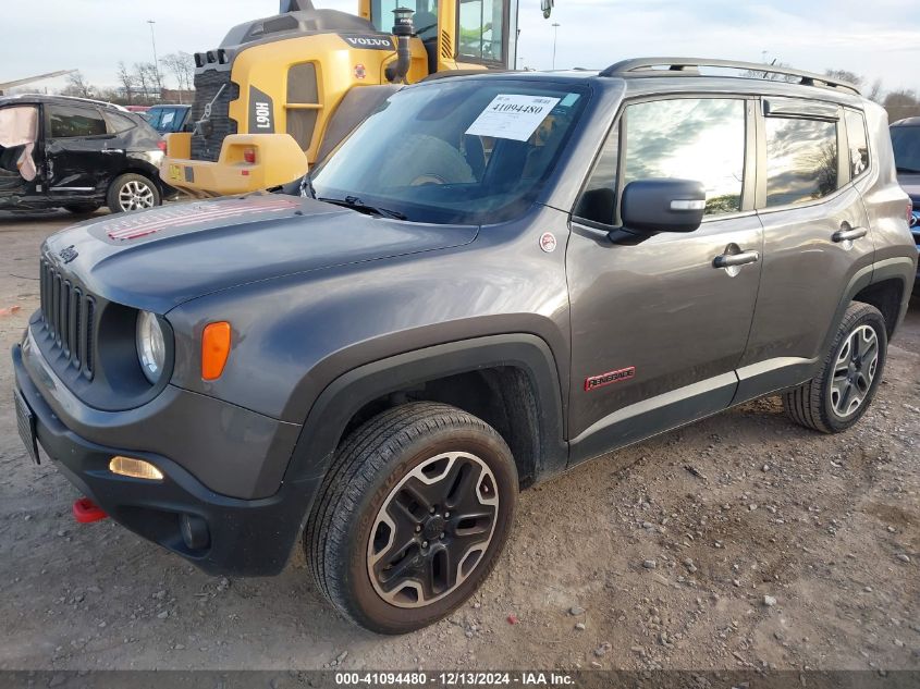 VIN ZACCJBCB3HPE47396 2017 Jeep Renegade, Trailhawk... no.2