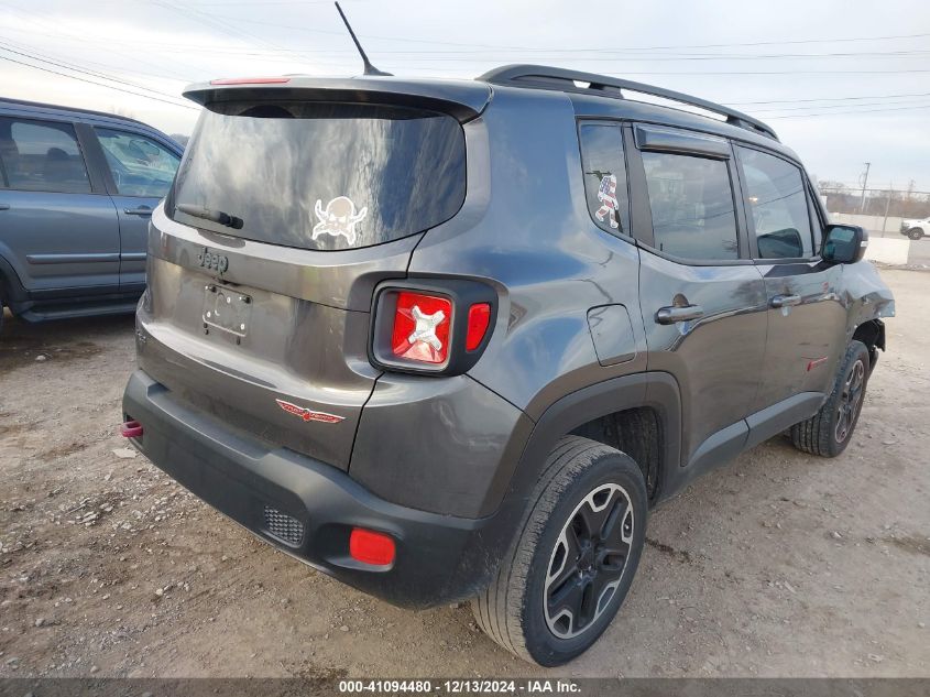 VIN ZACCJBCB3HPE47396 2017 Jeep Renegade, Trailhawk... no.4