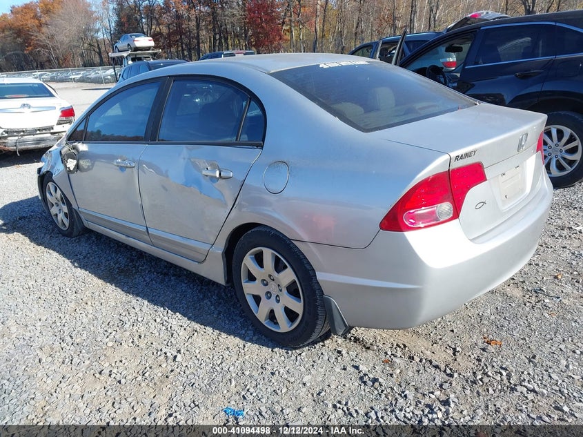 2008 HONDA CIVIC VIN: 1HGFA16548L078812