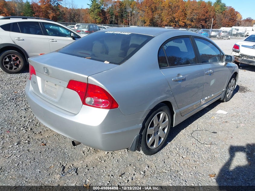 2008 HONDA CIVIC VIN: 1HGFA16548L078812