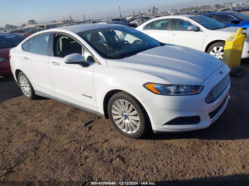 VIN 3FA6P0UU2FR283244 2015 Ford Fusion, Hybrid S no.1