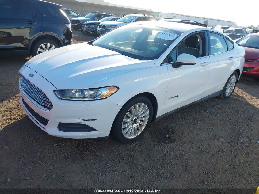 VIN 3FA6P0UU2FR283244 2015 Ford Fusion, Hybrid S no.2