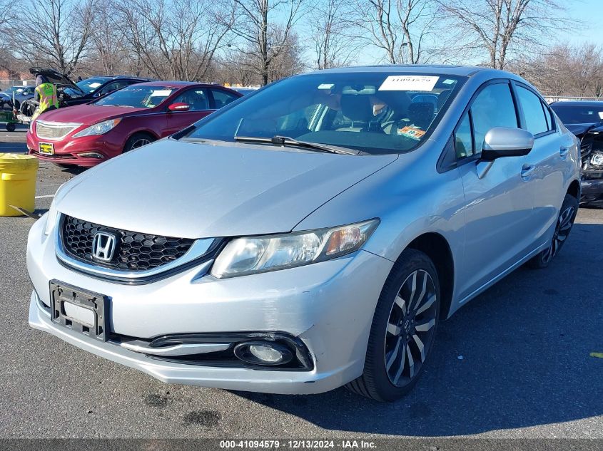 VIN 2HGFB2F90FH500817 2015 Honda Civic, Ex-L no.2