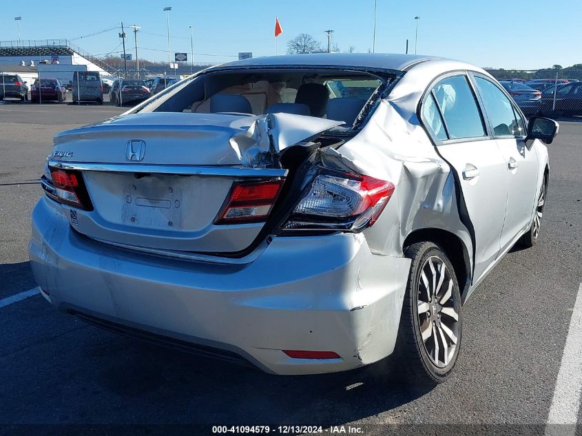 VIN 2HGFB2F90FH500817 2015 Honda Civic, Ex-L no.6