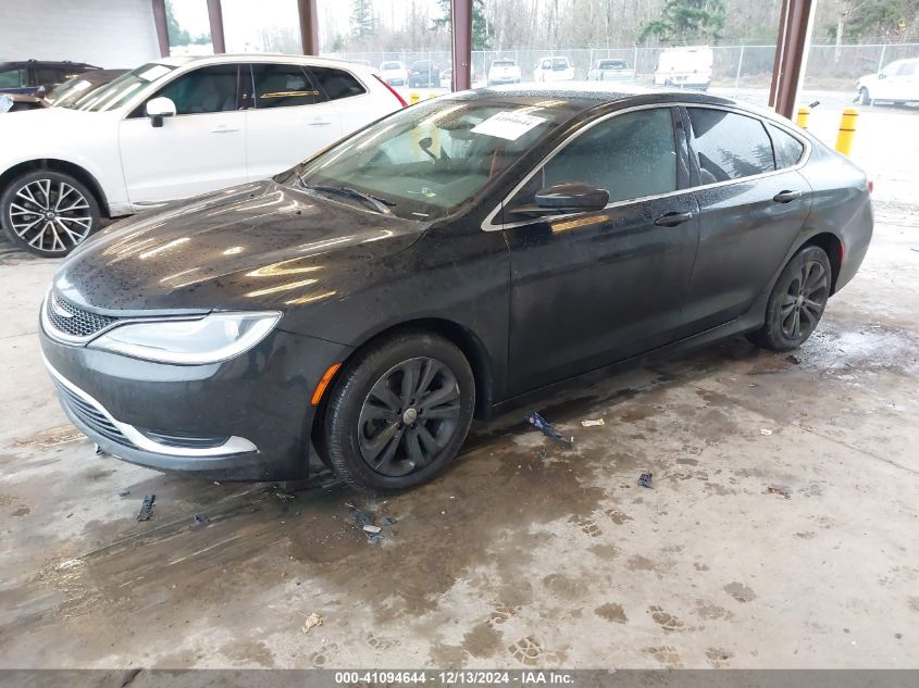 VIN 1C3CCCAB7FN611861 2015 Chrysler 200, Limited no.2