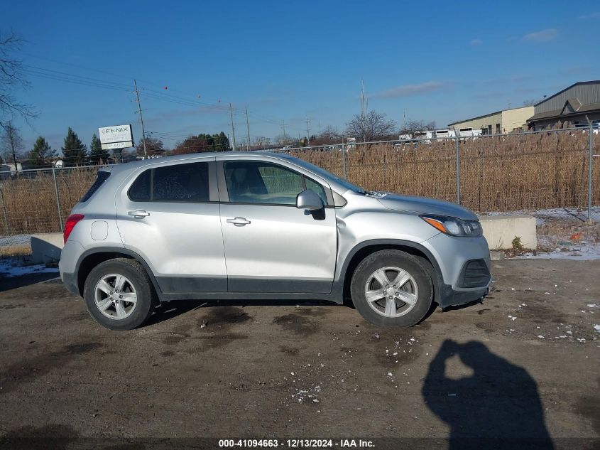 2019 Chevrolet Trax Ls VIN: 3GNCJKSB5KL357370 Lot: 41094663