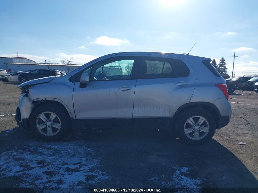 2019 Chevrolet Trax Ls VIN: 3GNCJKSB5KL357370 Lot: 41094663