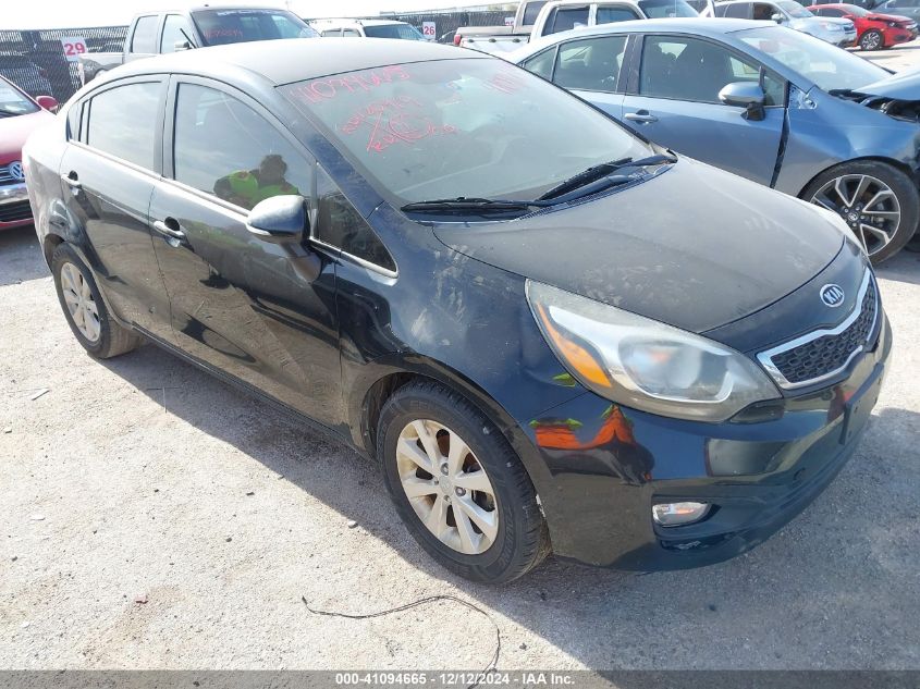 2013 Kia Rio Ex VIN: KNADN4A39D6096262 Lot: 41094665